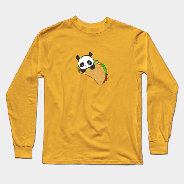 Paco the Taco Panda Long Sleeve T-Shirt by greys